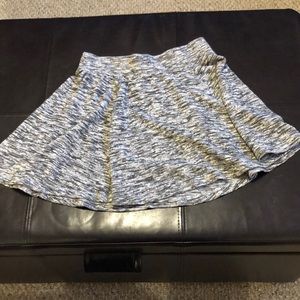 Garage heathered gray circle skirt